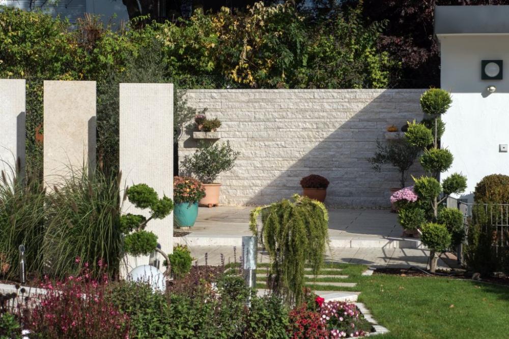 Kalkstein Gartengestaltung