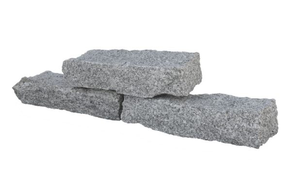 Mauerstein Granit Grobkorn/Mittelkorn, gespalten