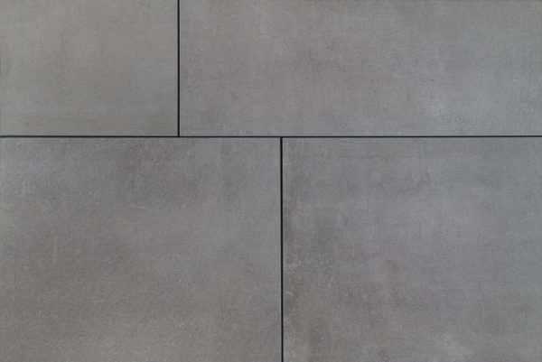 Terrassenplatte Feinsteinzeug Concreto Grau